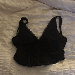 Garage Black Lace Bralette